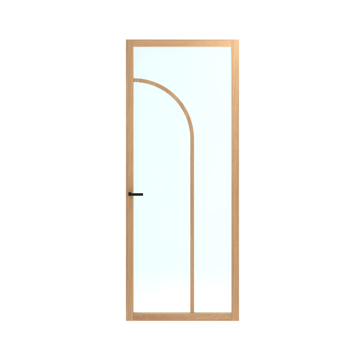 Binnendeur Skantrae SSL 14812 Blank Glas Natural Oak